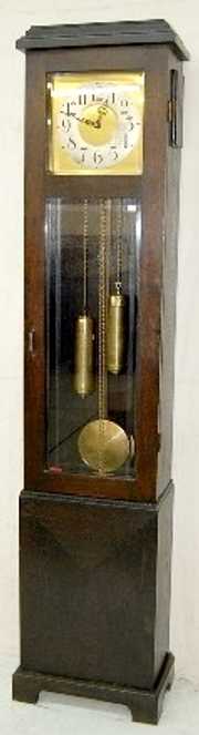 Early Gustav Becker Grandfather Clock