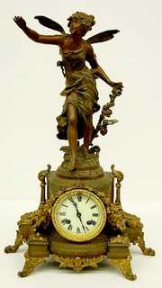 Ansonia Olympus & Chloris Statue Clock