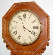 New Haven Bank Regulator Long Drop Clock