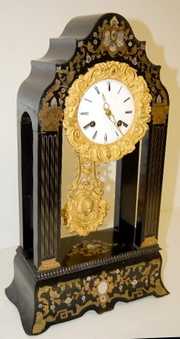 Vincenti M.O.P. Inlaid Empire Clock