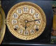 Seth Thomas Adamantine 4-Column Mantle Clock