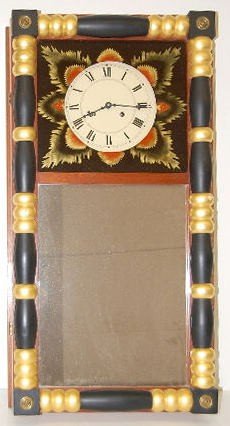 J. Guido Jr. Mass. Looking Glass Shelf Clock