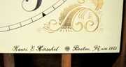 Signed Henri & Hirschel Pillar & Scroll Clock
