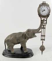 Junghans Bronze Elephant Swinger Clock