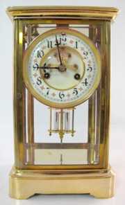 Waterbury 8 Day Crystal Regulator Clock