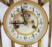 Waterbury 8 Day Crystal Regulator Clock