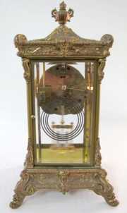 Ansonia Elysian 8 Day Crystal Regulator Clock