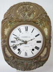 Ornate Signed French Calendar Mobier Clock