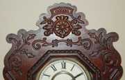 Ansonia “Kenmore” Press Carved Kitchen Clock