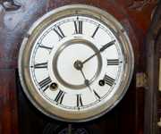 Ansonia “Kenmore” Press Carved Kitchen Clock