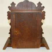 Ansonia “Penton” Oak Carved Cabinet Clock