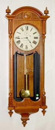 Walnut Seth Thomas #6 Hanging Wall Clock