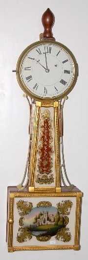 Weight Driven Willard Type Banjo Clock