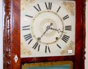 Eli Terry Carved Weight Driven Shelf Clock