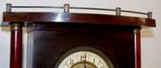 R.A. Clock on Mahogany Corner Shelf