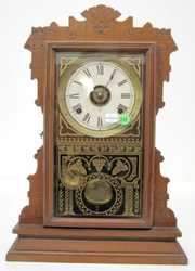 Walnut Seth Thomas Kitchen Clock w/Alarm