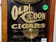 Oak Old Coon Cigar 1/4 Size Store Regulator