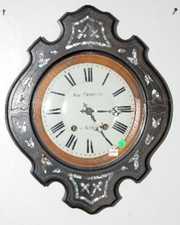 M.O.P. Inlaid French Picture Frame Clock