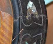 M.O.P. Inlaid French Picture Frame Clock