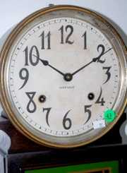 Ingraham Art Deco Time & Strike Wall Clock