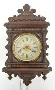 Black Forest Miniature Hanging Clock w/Alarm