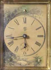 Terry Clock Co. Metal Alarm Clock