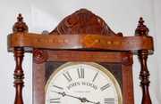 Chauncey Pillar & Scroll Inlaid Clock