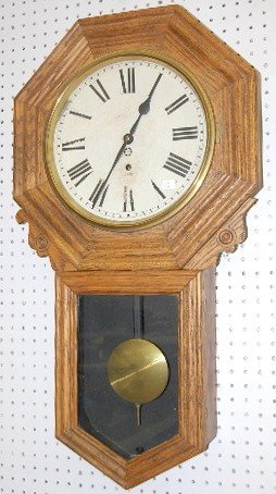 Oak New Haven “Erie” Long Drop Regulator Clock