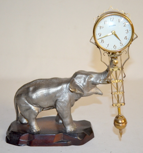 Contemporary Japanese Elephant Swinger Clock