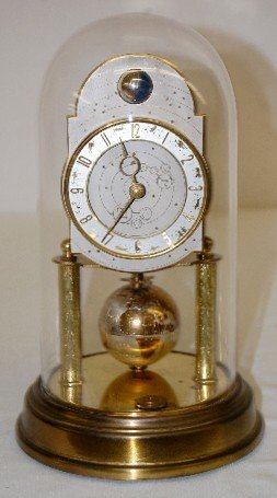 J. Kaiser Zodiac Globe Dome Clock