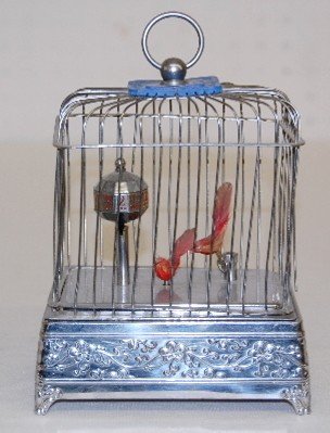 Animated Musical Bird and Cage Alarm Clock