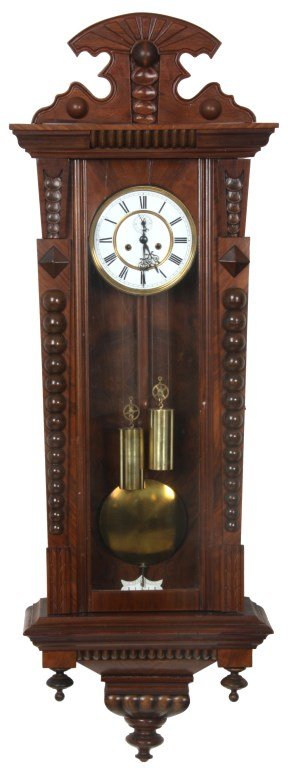 Walnut 2 Weight Vienna Regulator