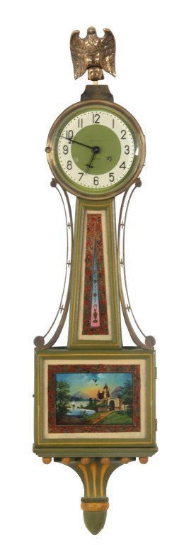 Waltham Miniature Presentation Banjo Clock