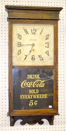 Sessions Oak “Coca Cola” Regulator Clock