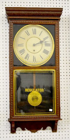 Sessions “Regulator H” Oak Wall  Clock