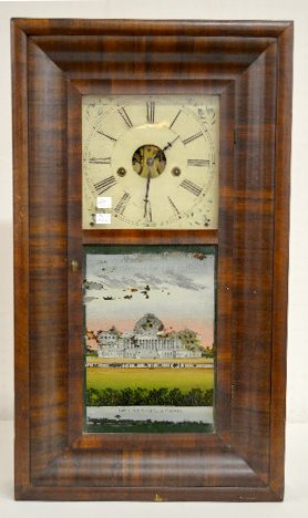 JC Brown Veneer OG Shelf Clock