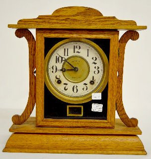 Ingraham “Kitchenette #1” Oak  Shelf Clock