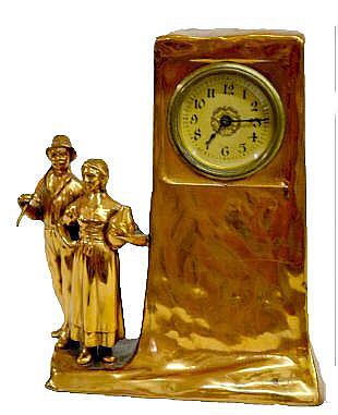 B & W Copper Clad Harvest Clock