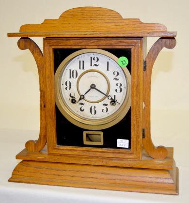 Ingraham “Kitchenette” Oak Shelf Clock