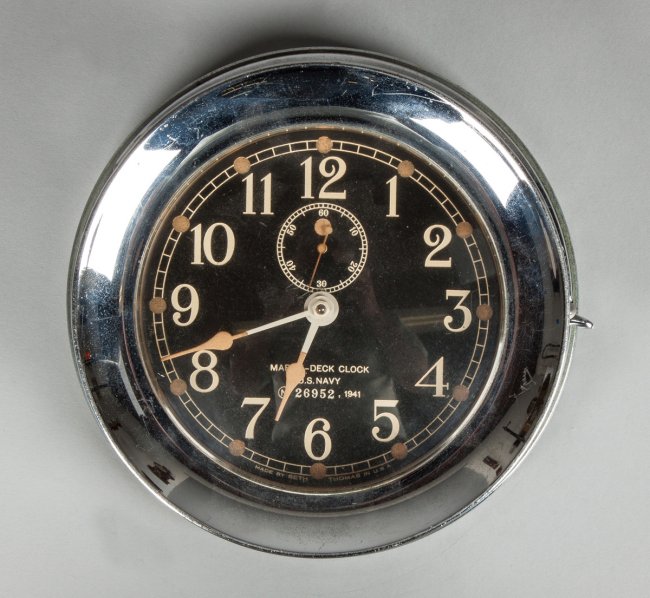 1941 US Navy Mark 1-Deck Clock