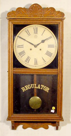 New Haven Oak “Referee” Hanging Regulator