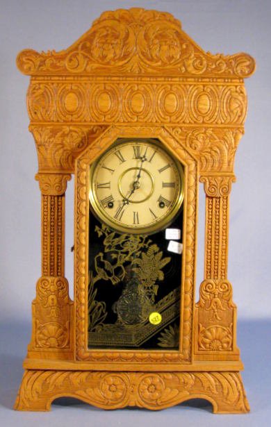Gilbert Steamer No.48, Rare Gilbert Mantle Clock