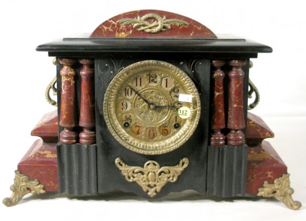 Gilbert Noah, Wood Mantle Clock