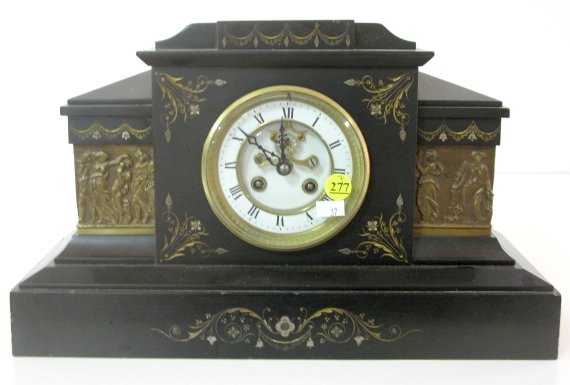 S. Marti & Cie Slate Mantle Clock