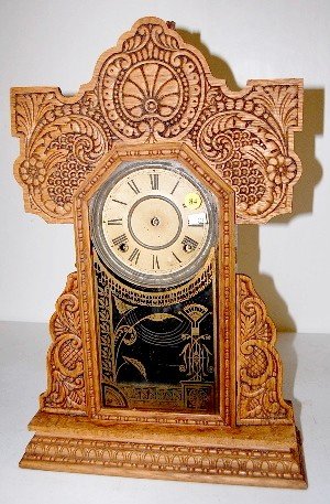 Ingraham Oak Mantle Clock