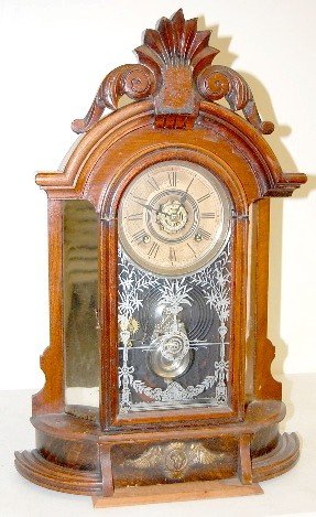Black Walnut Ansonia Triumph Clock