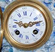 Anchor Mark Porcelain Cherub Clock
