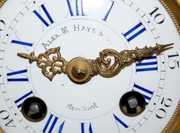 Anchor Mark Porcelain Cherub Clock