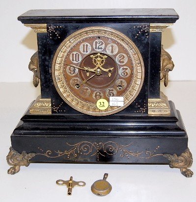 Ansonia La Duchasse 8 Day Mantle Clock
