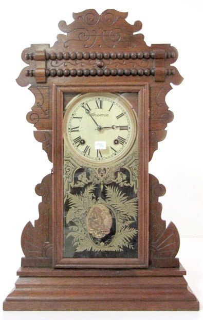 Walnut Ansonia Parlor Clock w/ Awards Certificate